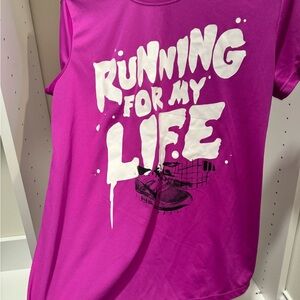 Nike Purple Short Sleeve Running Tee